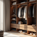 Armoire moderne avec vêtements de luxe d'occasion pour 2025